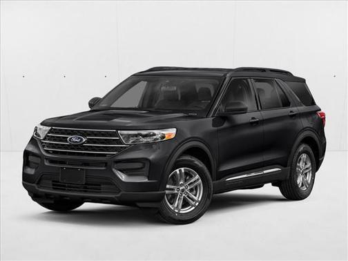 AGATE BLACK METALLIC 2023 Ford Explorer XLT