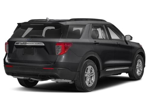 AGATE BLACK METALLIC 2023 Ford Explorer XLT