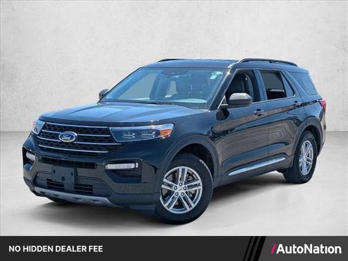 AGATE BLACK METALLIC 2023 Ford Explorer XLT
