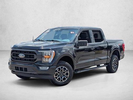 AGATE BLACK METALLIC 2021 Ford F-150 XLT
