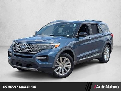 BLUE METALLIC 2020 Ford Explorer Limited