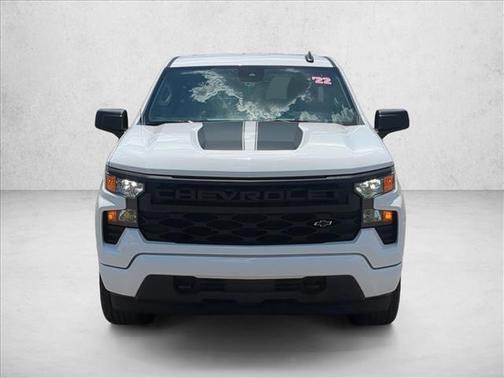 Summit White 2022 Chevrolet Silverado 1500 Custom