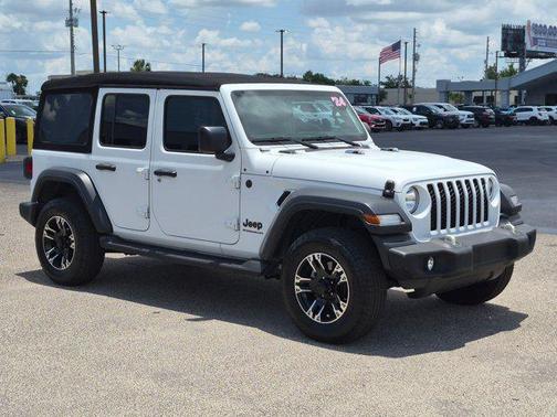 Bright White Clearcoat 2024 Jeep Wrangler Sport