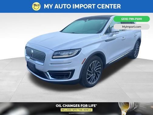 White Platinum Clearcoat Metallic 2019 Lincoln Nautilus Reserve
