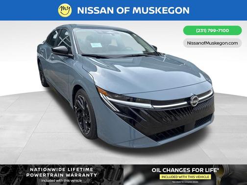 Atlantic Gray Metallic 2026 Nissan Sentra SR