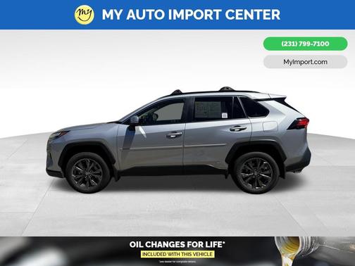 Silver Sky Metallic 2024 Toyota RAV4 Hybrid XLE Premium