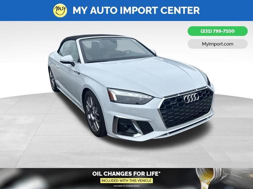 Glacier White Metallic / Black Roof 2024 Audi A5 45 S line Prestige