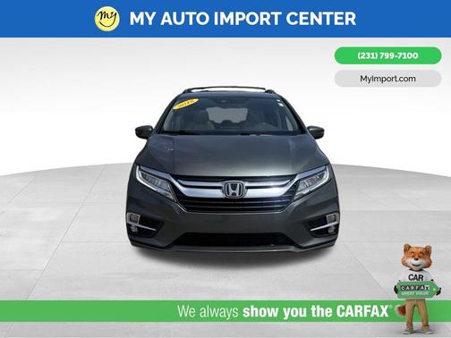 Gray 2018 Honda Odyssey Elite