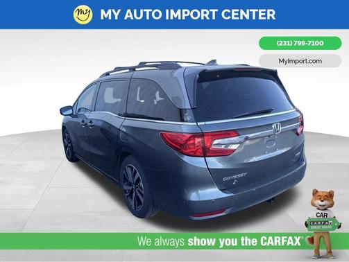Gray 2018 Honda Odyssey Elite