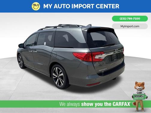 Gray 2018 Honda Odyssey Elite