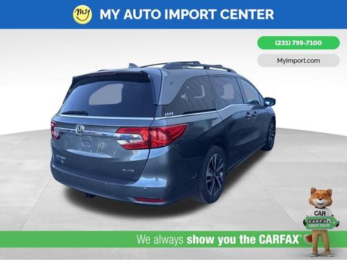 Gray 2018 Honda Odyssey Elite