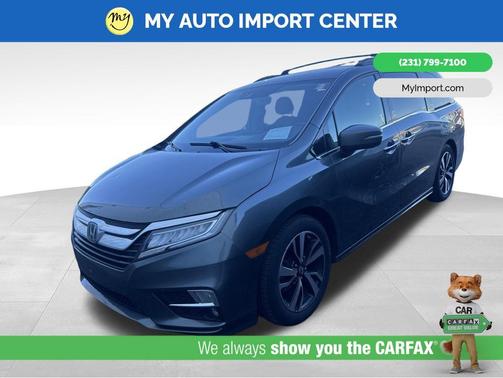 Gray 2018 Honda Odyssey Elite