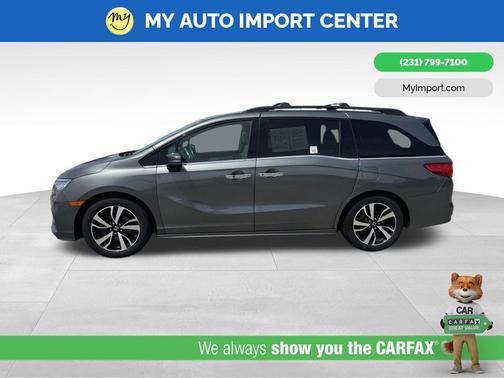 Gray 2018 Honda Odyssey Elite
