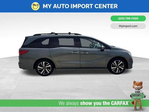 Gray 2018 Honda Odyssey Elite
