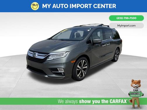 Gray 2018 Honda Odyssey Elite