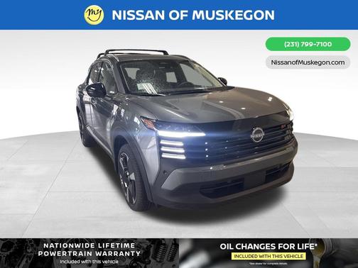 Gun Metallic 2026 Nissan Kicks SR