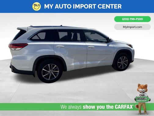 Blizzard Pearl 2017 Toyota Highlander XLE