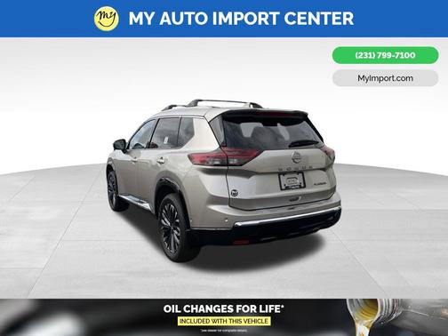 Champagne Silver Metallic 2025 Nissan Rogue Platinum