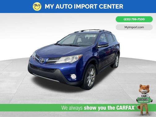 Blue 2014 Toyota RAV4 Limited