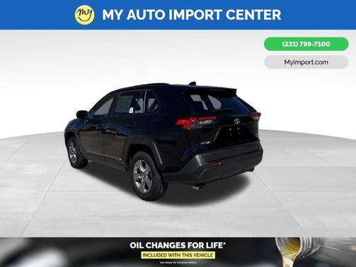 Midnight Black Metallic 2025 Toyota RAV4 Hybrid LE