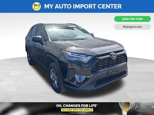 Midnight Black Metallic 2025 Toyota RAV4 Hybrid LE