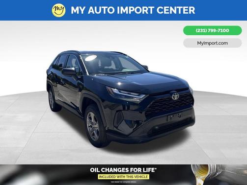 Midnight Black Metallic 2025 Toyota RAV4 Hybrid LE
