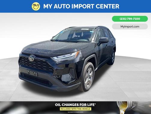 Midnight Black Metallic 2025 Toyota RAV4 Hybrid LE
