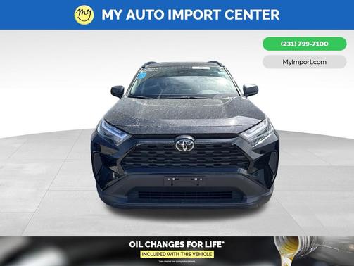 Midnight Black Metallic 2025 Toyota RAV4 Hybrid LE