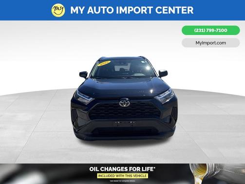 Midnight Black Metallic 2025 Toyota RAV4 Hybrid LE