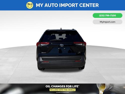 Midnight Black Metallic 2025 Toyota RAV4 Hybrid LE
