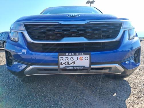 Neptune Blue 2021 Kia Seltos EX