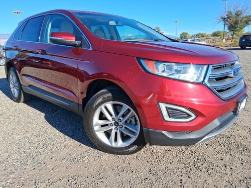 Ruby Red Metallic 2017 Ford Edge SEL