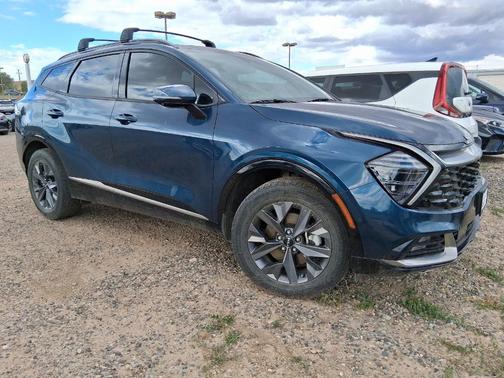 Blue 2023 Kia Sportage Hybrid SX-Prestige