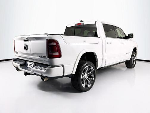 Ivory White Tri-Coat Pearlcoat 2020 RAM 1500 Longhorn
