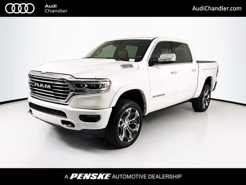 Ivory White Tri-Coat Pearlcoat 2020 RAM 1500 Longhorn
