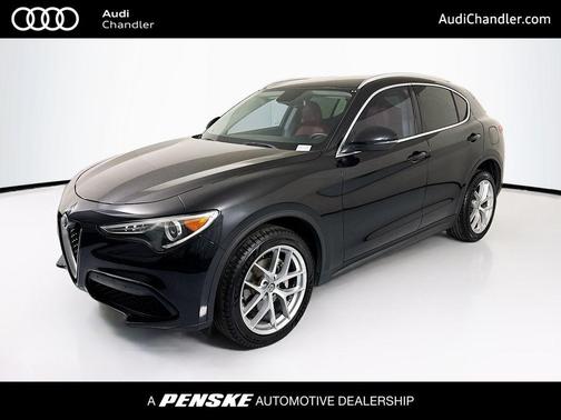 Vulcano Black Metallic 2018 Alfa Romeo Stelvio Base