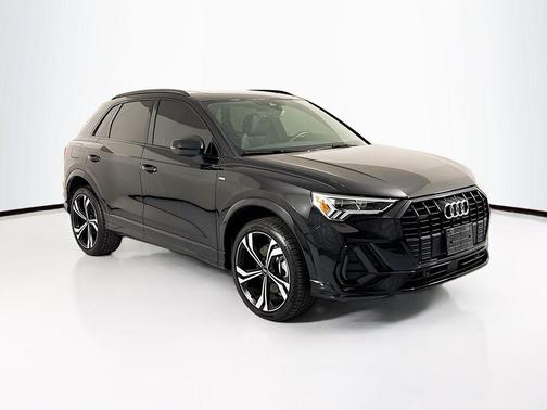 Black Metallic 2024 Audi Q3 45 S line Premium Plus