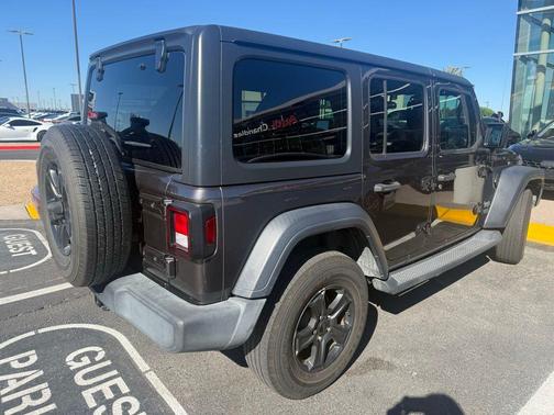 Granite Crystal Metallic Clearcoat 2018 Jeep Wrangler Unlimited Sport