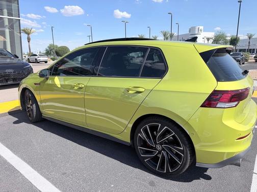Yellow Metallic 2022 Volkswagen Golf GTI Autobahn