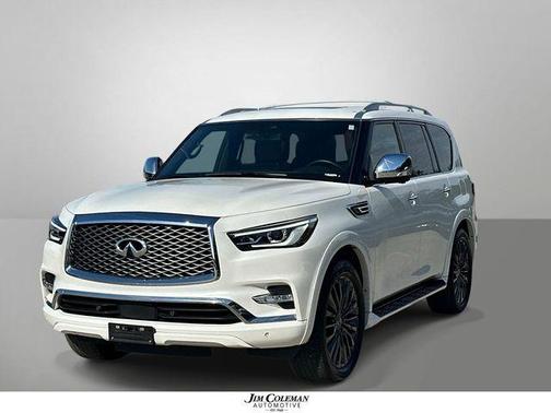 Moonstone White 2023 INFINITI QX80 SENSORY