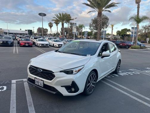 Crystal White Pearl 2024 Subaru Impreza Sport
