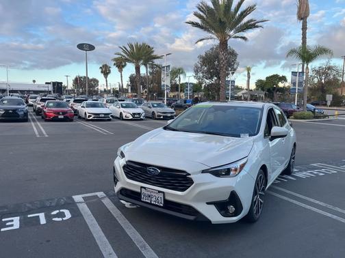 Crystal White Pearl 2024 Subaru Impreza Sport