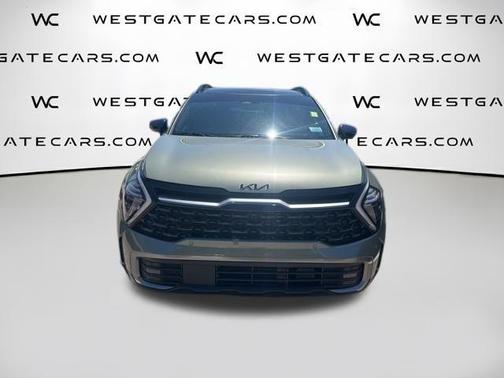 Jungle Green 2024 Kia Sportage Plug-In Hybrid X-Line Prestige