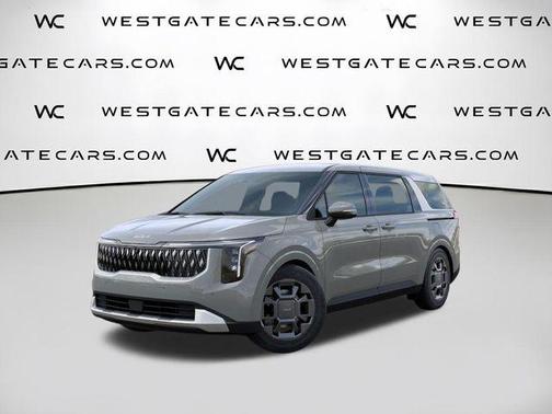 Ceramic Silver 2026 Kia Carnival Hybrid EX