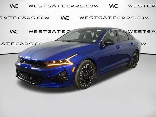 Sapphire Blue 2022 Kia K5 GT-Line