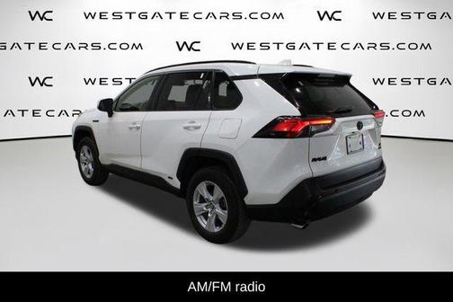 Super White 2019 Toyota RAV4 Hybrid XLE