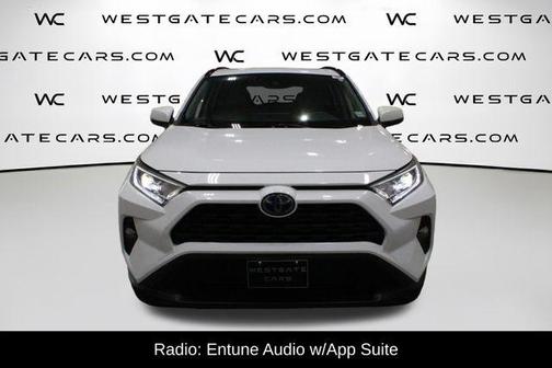 Super White 2019 Toyota RAV4 Hybrid XLE