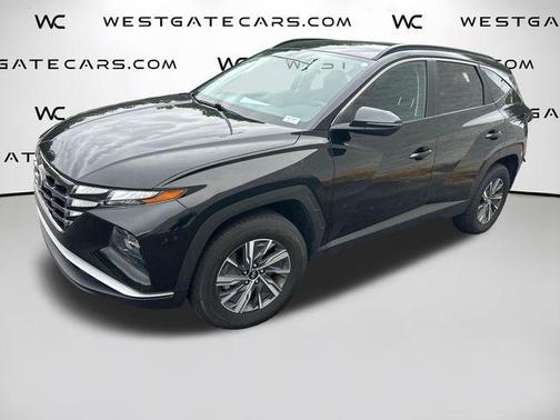 Phantom Black 2023 Hyundai TUCSON Hybrid Blue