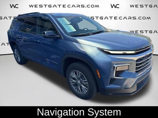 Lakeshore Blue Metallic 2024 Chevrolet Traverse LT