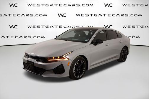 Gray 2022 Kia K5 GT-Line